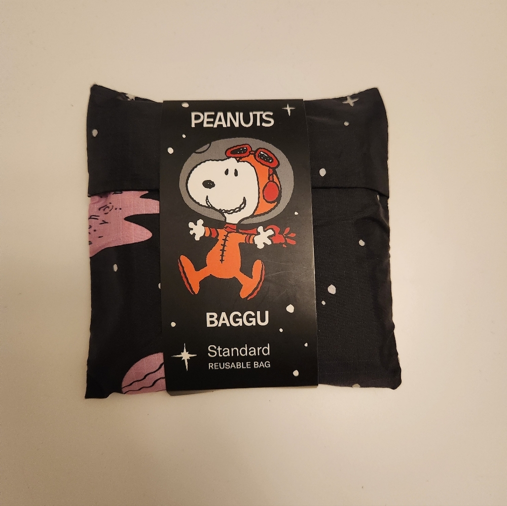 NWT Baggu Peanuts Space Snoopy Standard Reusable Bag